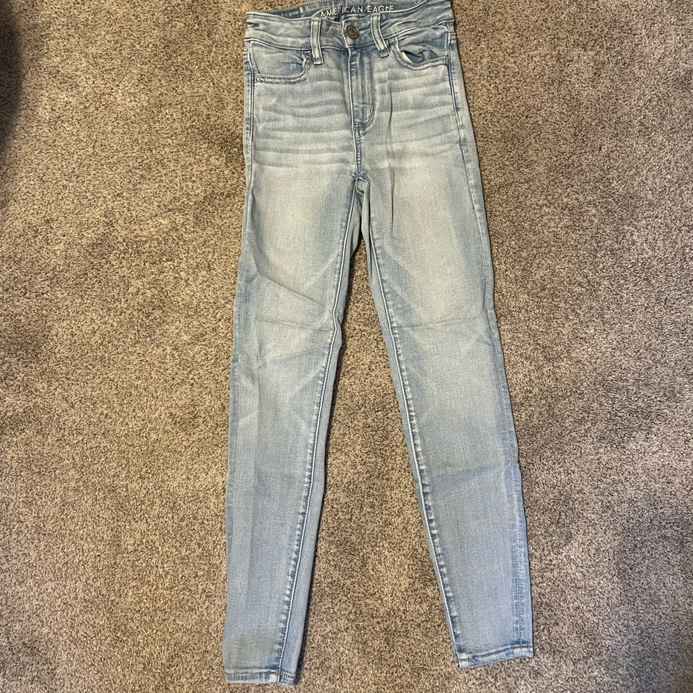 american eagle high rise jegging